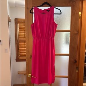 J. Crew Elegant Pink Sleeveless Dress